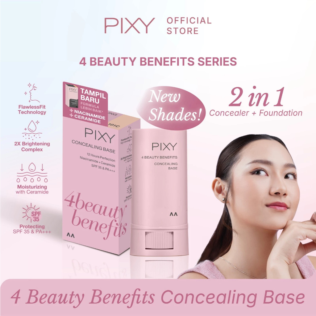 PIXY Concealing Base New Shades