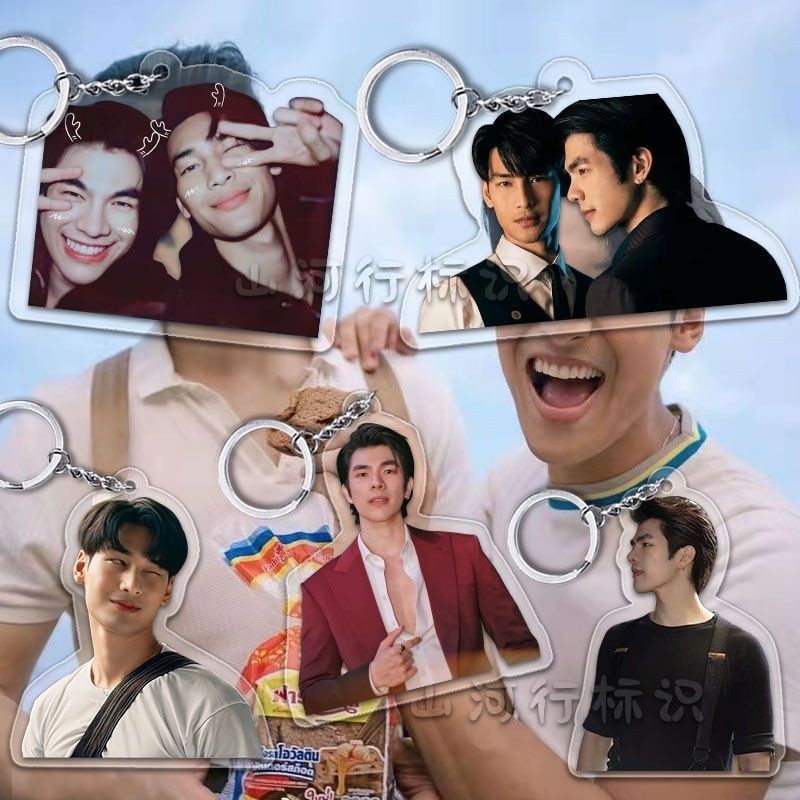 < Gangster Fall in Love with Me > Acrylic Keychain K Porshe Thai Drama Hot Merchandise Pendant 2.2