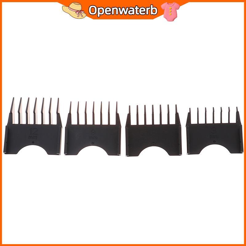 [KAN] 4pcs Barber Professional Hair Clipper Limit Comb Replacement Cutting Guide Combs FXH