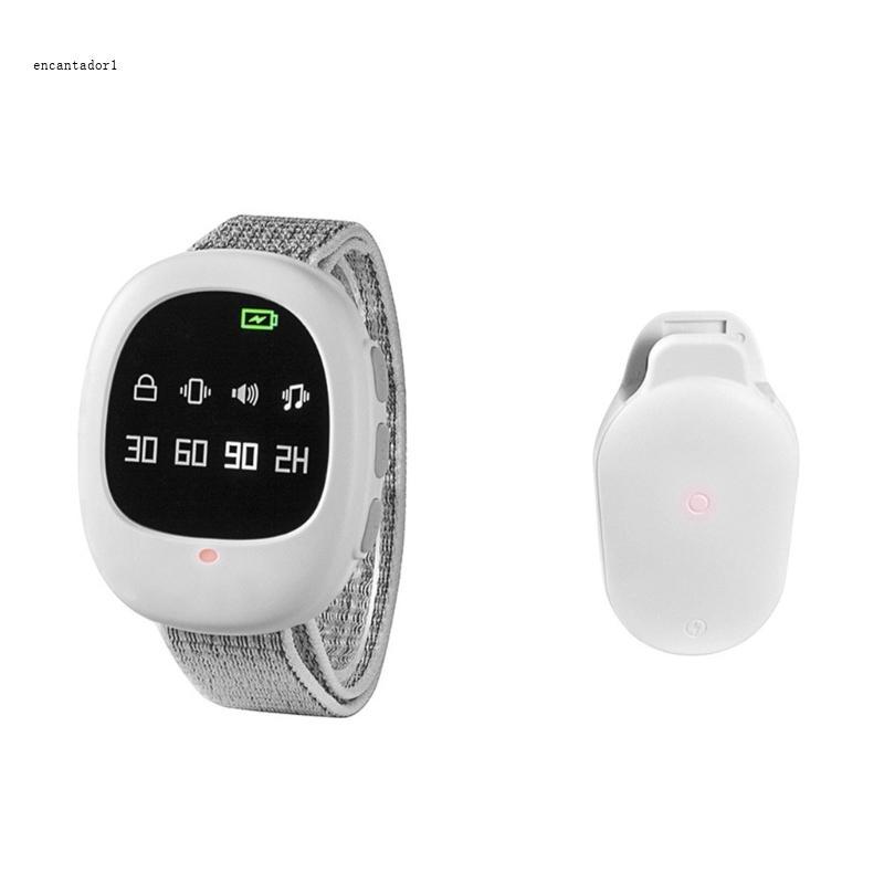 EC Bedwetting Alarm Vibration Reminding Pee Alarm with Receiver for Kid