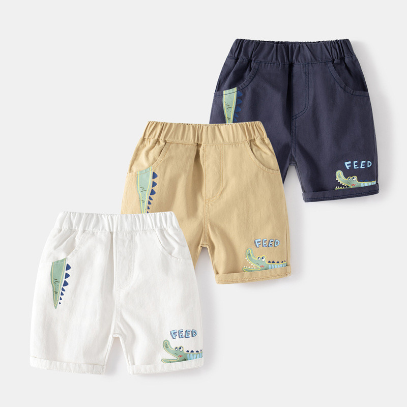 Children's Clothing Fashion Children's Pants Summer Pants Boys' Cropped Pants Casual Middle Pants Children's Cartoon Shorts Korean