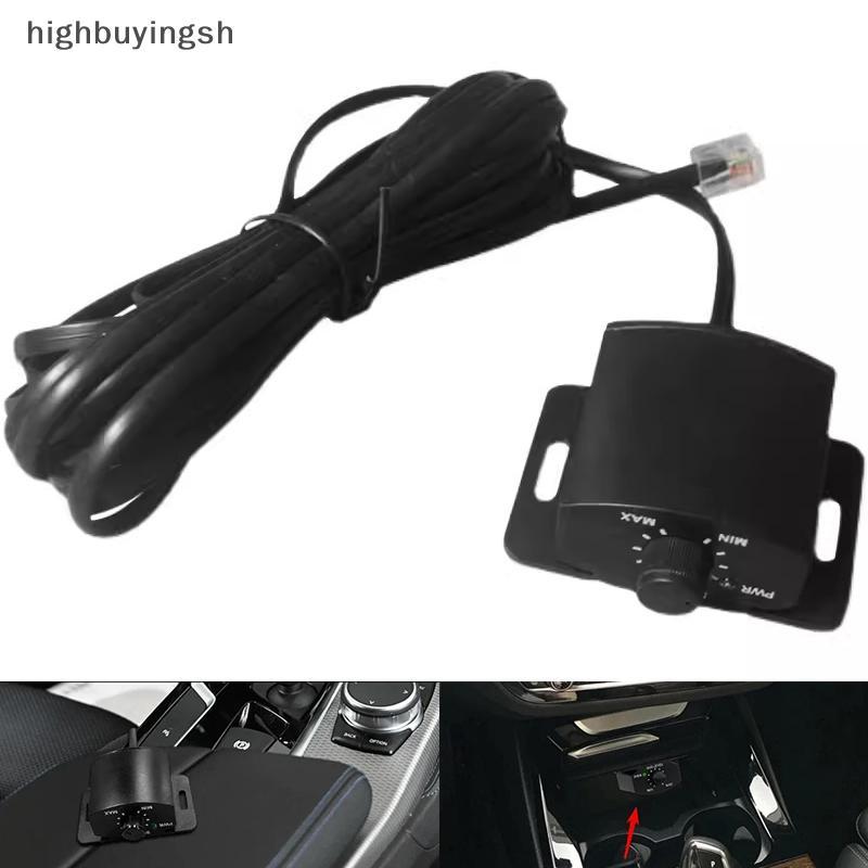 null 1Pcs Car Sound Simple Connection Amplifier Volumes Adjust Knob Set With Long Cable General Remote Bass Controller null