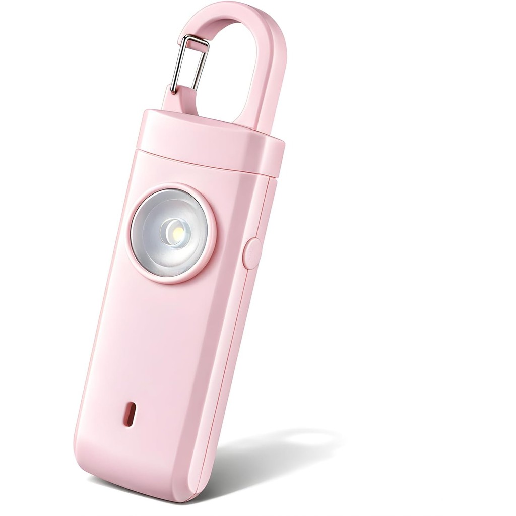 Personal Alarms for Women, Panic Button Self Defense Keychain with Clip-On Design, 130dB Alarm & Strobe Light for Personal Protection, Safety Whistle for Travel Safe