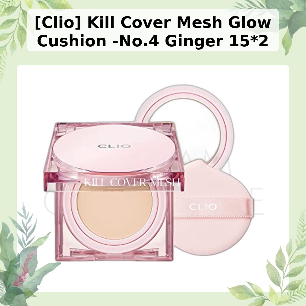 [Clio] Kill Cover Mesh Glow Cushion -No.4 Ginger 15*2 / Korean Cushion Foundation / Glow Finish / 100% Genuine by 삼삼커머스