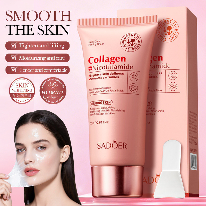 Niacinamide Collagen Peel Off Mask 75ml Moisturizi Niacinamide Collagen Peel Off Mask 75ml Moisturizing Hydrating Mask Skin Care Products 26/3/2960