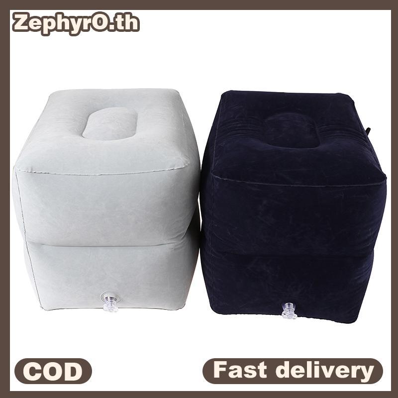 null PVC Kids Flight Sleeping Footrest Pillow Resting Pillow On Airplane Cat Bus Pillow Inflatable Travel Foot Rest Pillow Foot Pad null