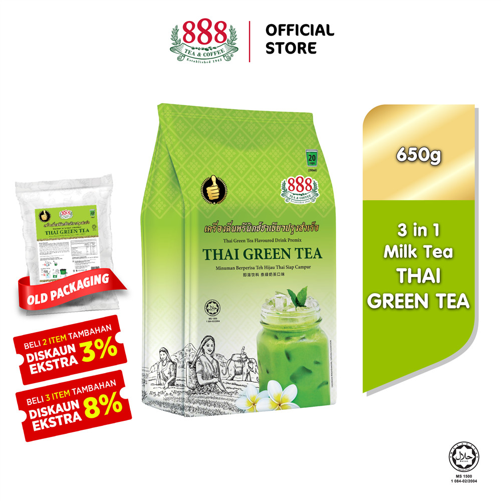 888 Instant THAI Green Tea (650g)