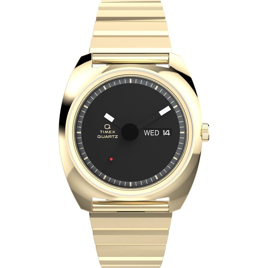 [TIMEX] Unisex Wristwatch Timex Q Timex Enigma TW2Y34400 Quartz 5 ATM Water Resistant Plastic Black Dial Stainless Steel [Parallel Import]