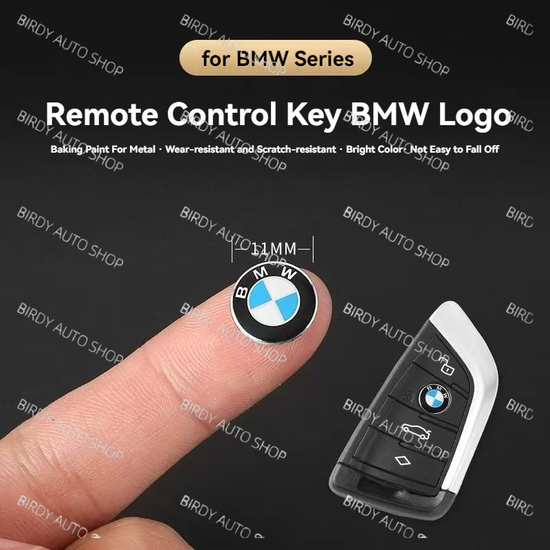 BIRDY For BMW F30 F10 E36 E39 E46 E60 E90 M3 M5 M6 MSport 11mm KEY FOB REMOTE BADGE LOGO STICKER BMW Key Emblem Accessories