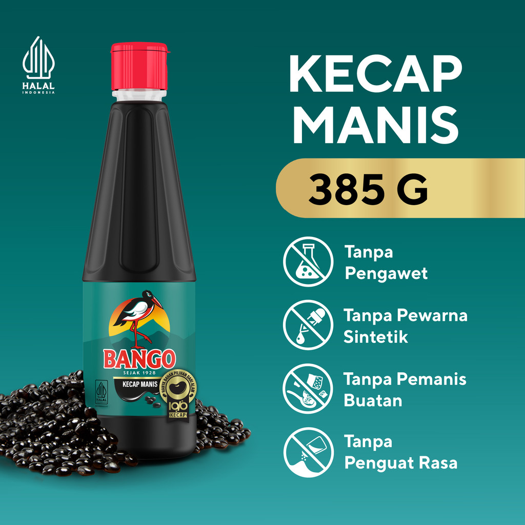 Bango Sweet Soy Sauce Bottle 385G