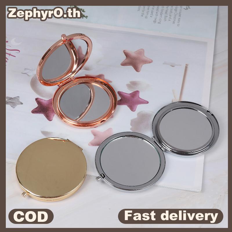 null Vintage alloypact poet mirror folded makeup cosmetic mirror magnifying null