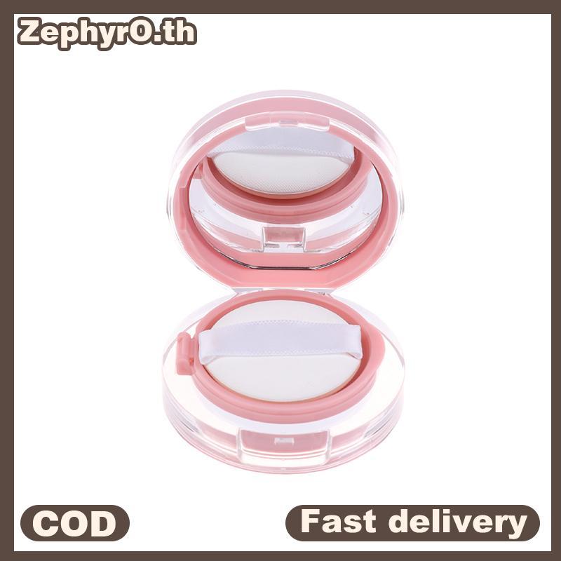 null Pink Mini Air Cushion Foundation DIY Box Empty Puff Box With Mirror For BB Cream Cosmetic Container Makeup Case Skin Care null