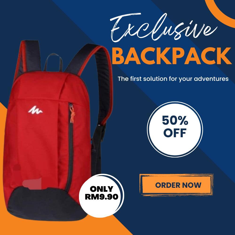 Lightweight Outdoor Backpack /Small Backpack /Hiking Lightweight Bag / Travel Bag 10 L Capacity Bag Water-Resistant