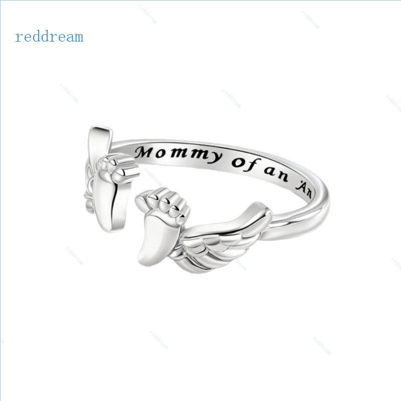 REDD Fashionable Copper Angel Rings Adjustable Fit Sentimental Jewelry For Her
