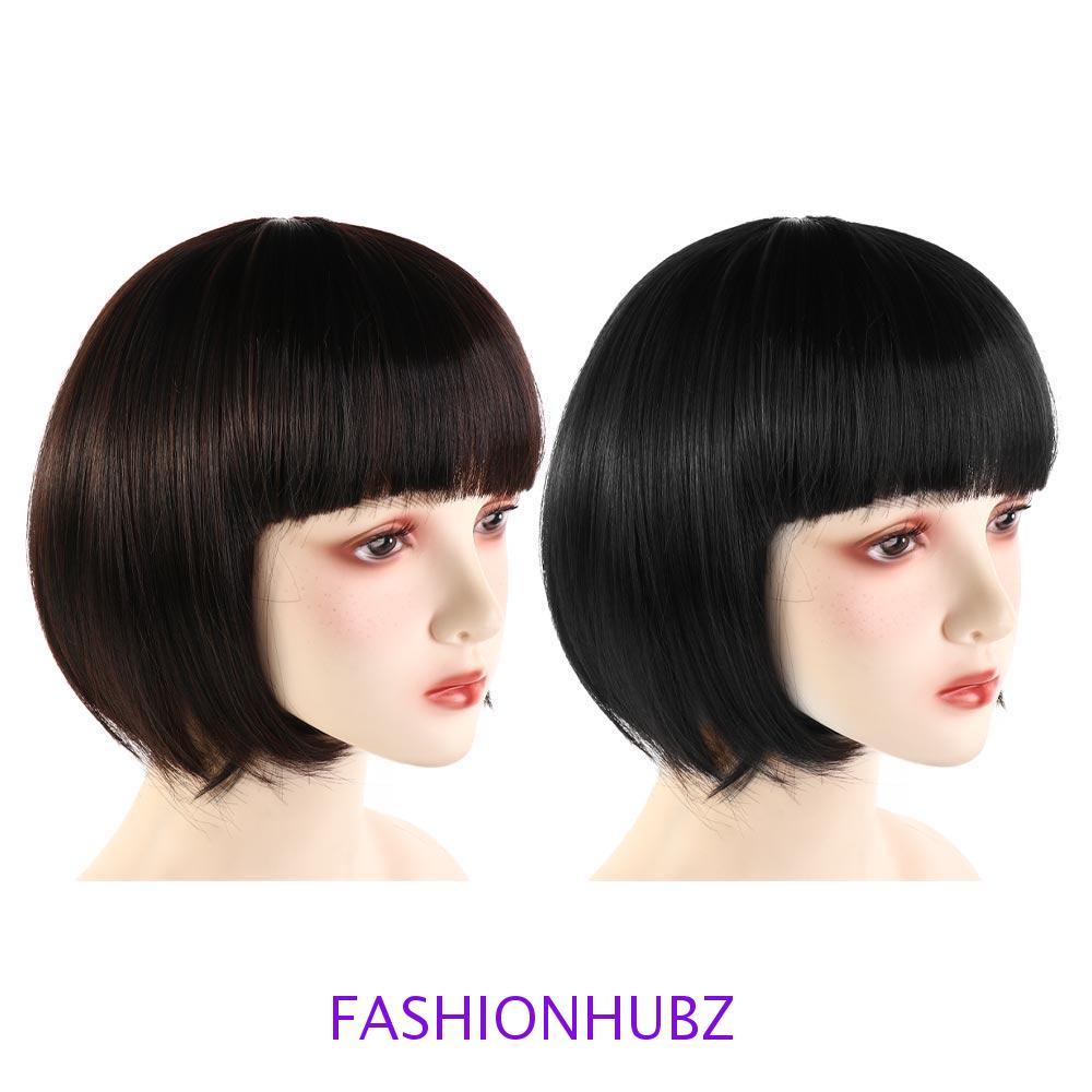 FASHIONHUBZ Baby Hair Wig Fashion Cute All-Match Hair Accessories Hair Extension Kids Headwear Photography Props Invisible Seamless Synthetic Short Wigs