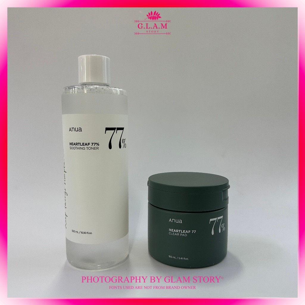 ANUA Heartleaf 77% Soothing Toner Clear Pad 40ml / 160ml / 250ml