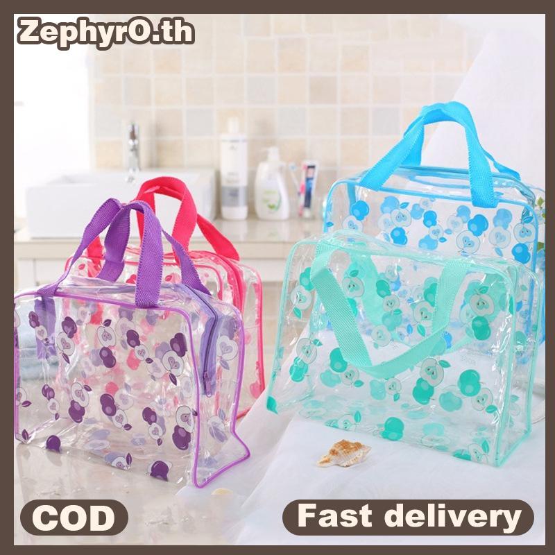 null 1pc Creative Design Transparent Makeup Case For Women Sweet Bag Organizer Cute Large Capacity Cosmetic Bag Portable Lipsti Bag null