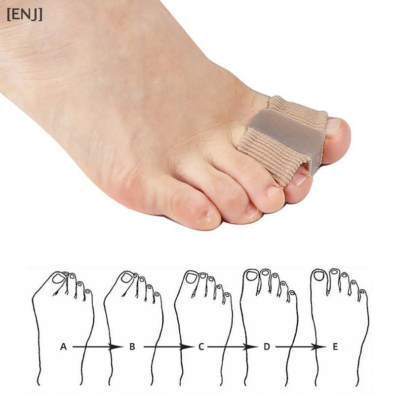 [ENJ] 1Pcs Silicone Toe Spreader Separator Bunion Hallux Valgus Corrector Thumb Finger Correction Straightener Foot Care Tool null