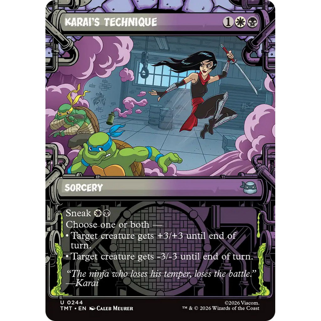 Karai's Technique (Showcase) [Teenage Mutant Ninja Turtles]
