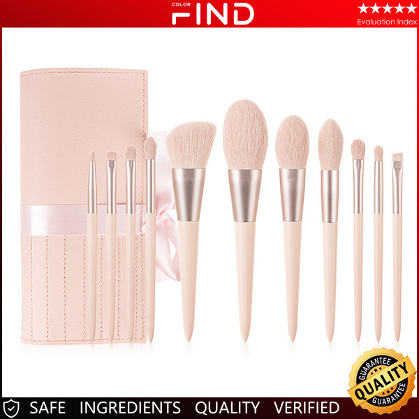 make up brush set brush makeup brush Factory Recommended 11 Pieces Concubine Smile Makeup Brush Set Wholesale Portable Cross-Border One Piece OEM Factor