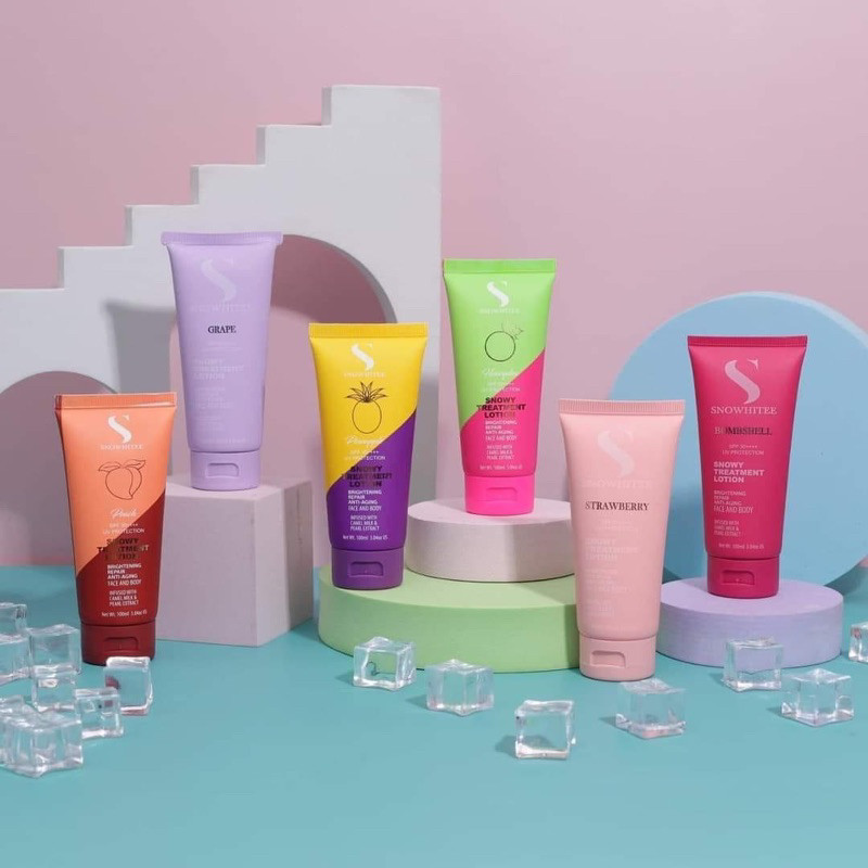 SNOWY TREATMENT LOTION SUSU UNTA / SNOWY TREATMENT BOMBSHELL / SNOWY GRAPE