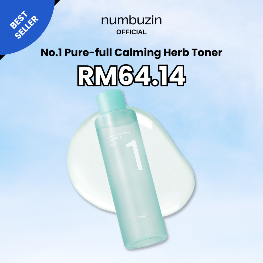 numbuzin No.1 Pure-full Calming Herb Toner (100ml/300ml)