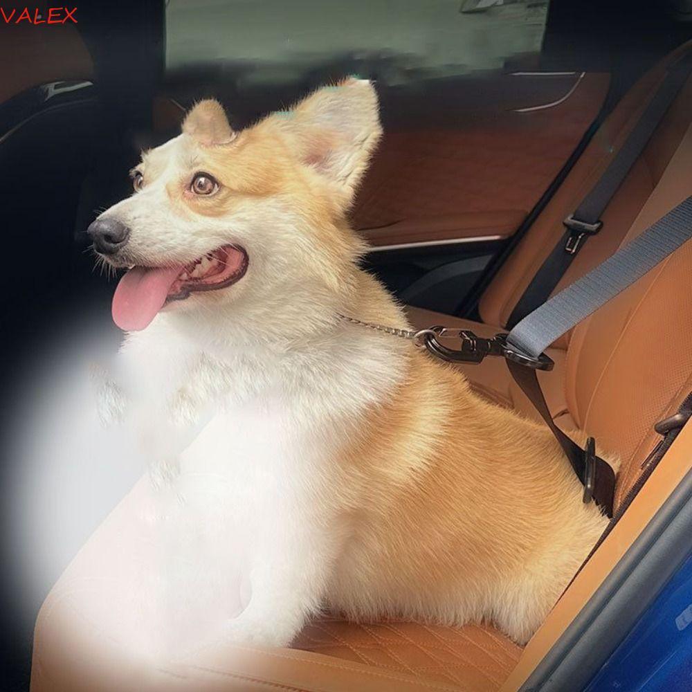 VALEX Pet Safety Buckle, Anti-interference Easy to Use Pet Travel Car Seat Hook, Portable Sustainable Durable Dogs Locking Snap Seat Belts Travel
