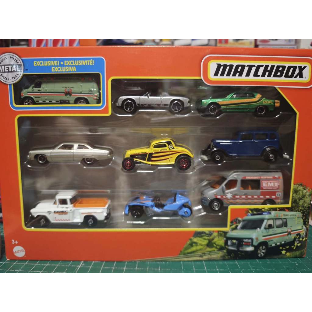 Matchbox Matchbox 1: 64 National Forest Park 9 Car Set Note: Brand New Delivery! The Price Is Selling Price Both, Free Shipping Over 1000 on the Homepage (Remote Areas Are Not Free Shipping)! Before Photographing Chat Confirmed, Non-Refundable or Exchange