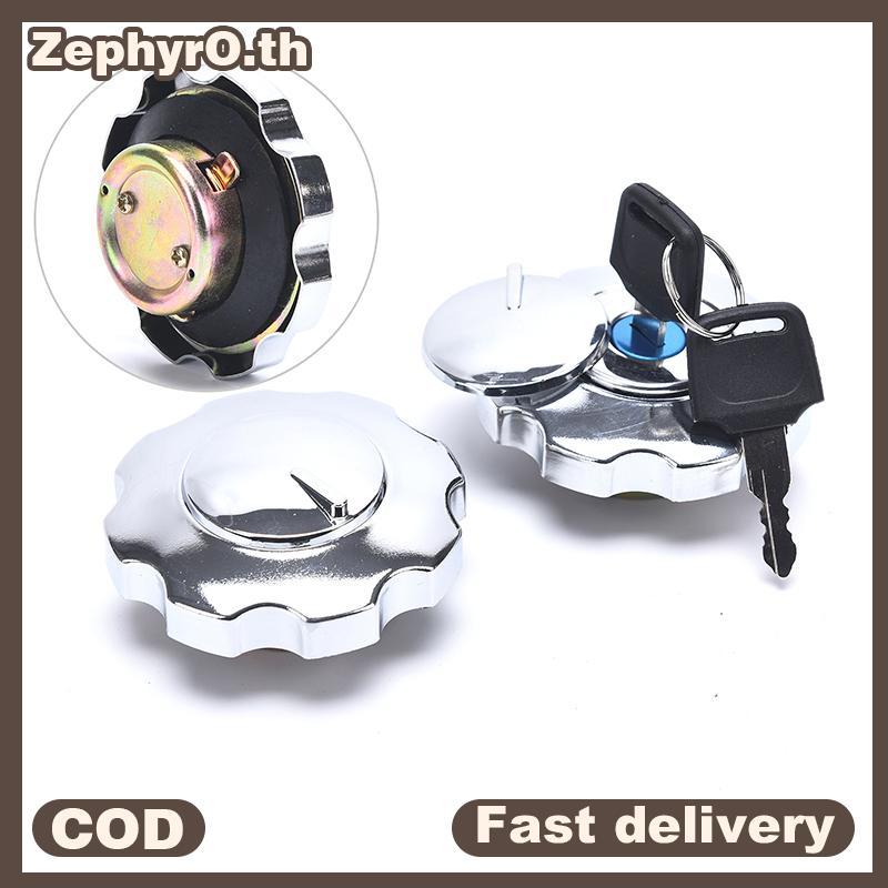 null 1PCS Motorcycle Fuel Gas Tank Cap Cover Lo Set For Honda CG125 Spare Parts null