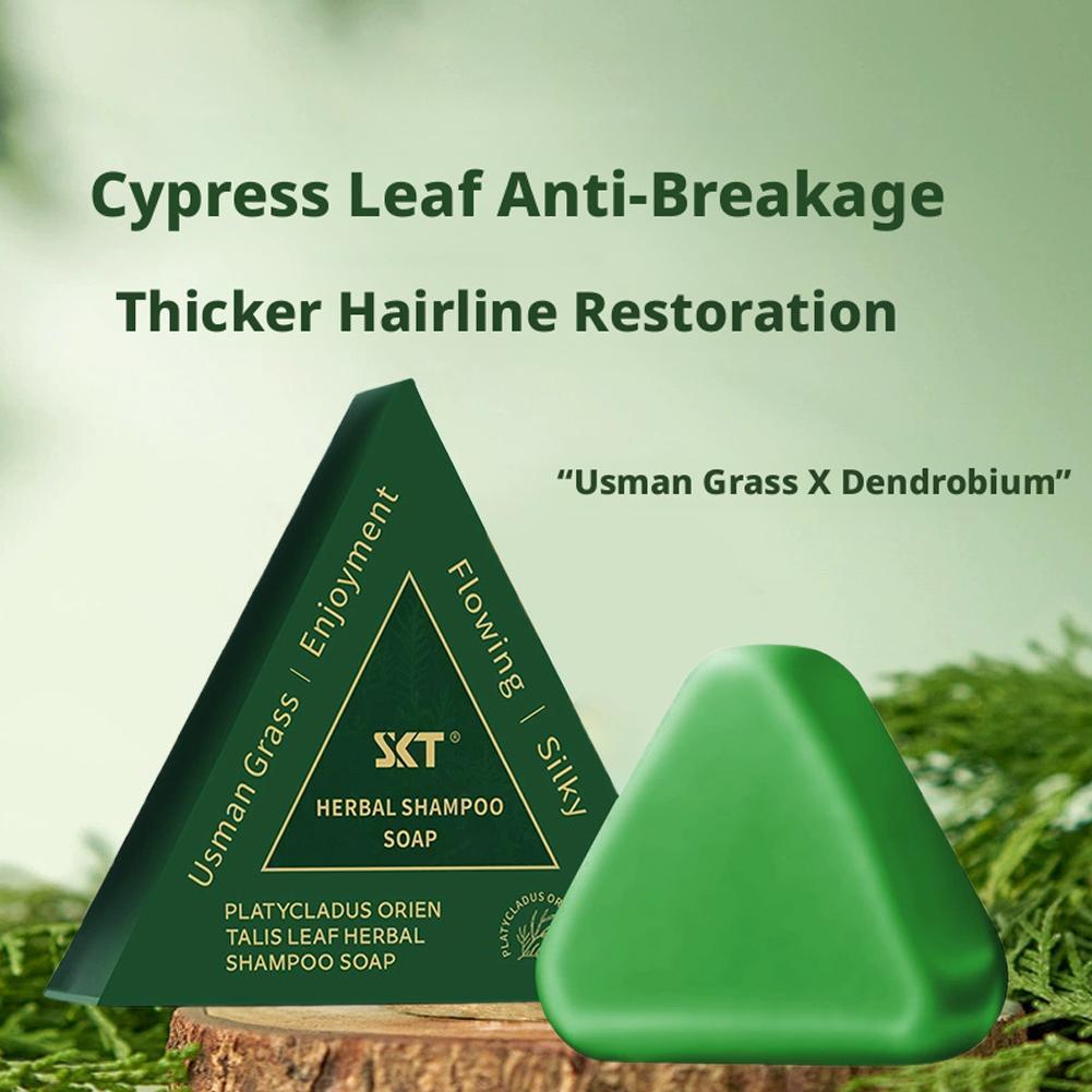 Usseman Shampoo Soap Polygonum Multiflorum Herbal Hair And Shampoo Bar Strengthening, Anti-hair G0v1