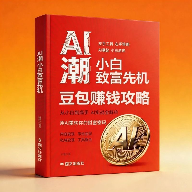 书籍 Book AI赚钱攻略  AI Money Making Strategy  AI潮：小白致富先机豆包赚钱攻略 AI技能变现 零基础AI赚钱实操书Book: AI Money Making Strategy  AI Trend: Beginner's Guide to Making Mon