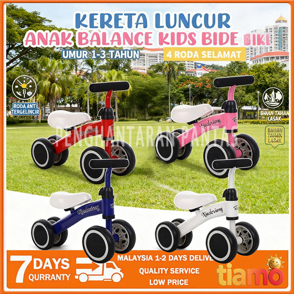 Balance Bike & Walker Mini Bicycle Scooter for Children Safe & Fun Kids' Toy for Early Learning