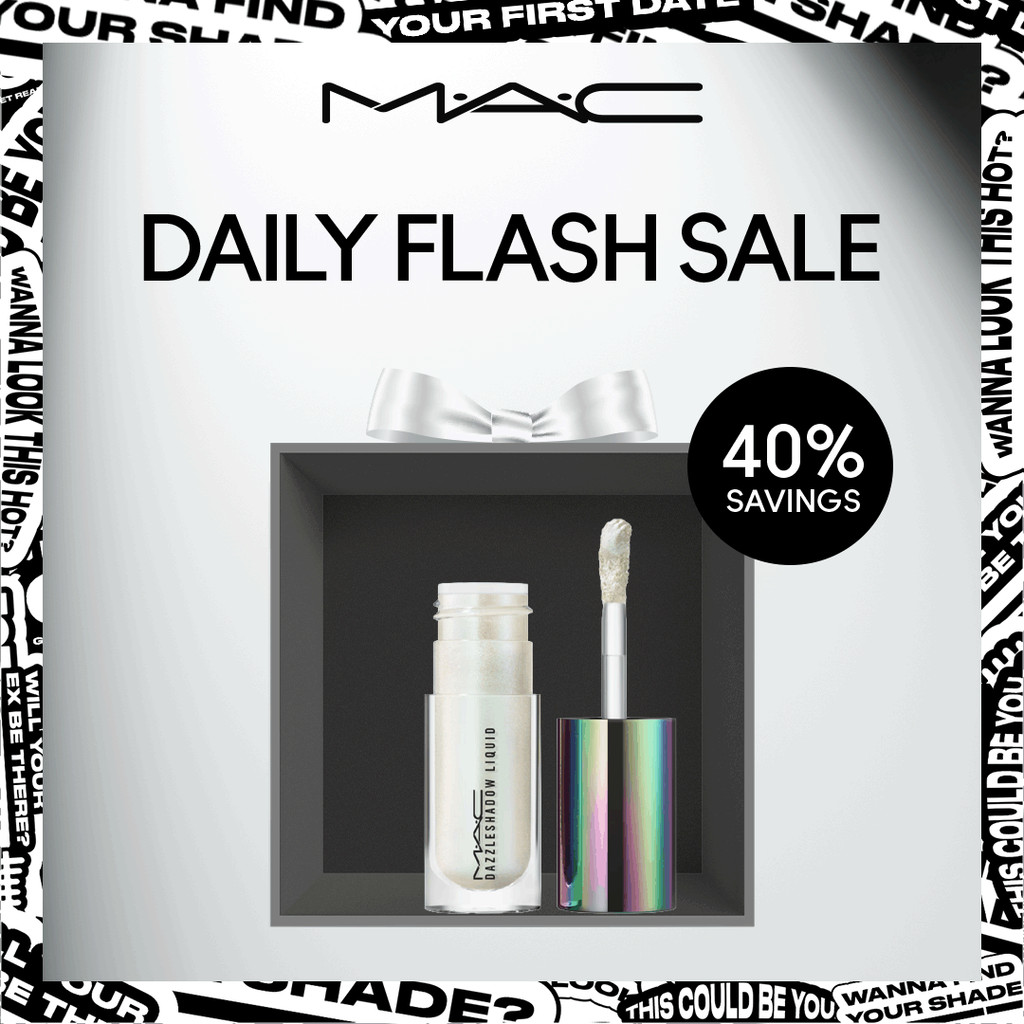MAC Dazzleshadow Liquid Luxe Luck Liquid Eyeshadow Ultra-Shiny Finish