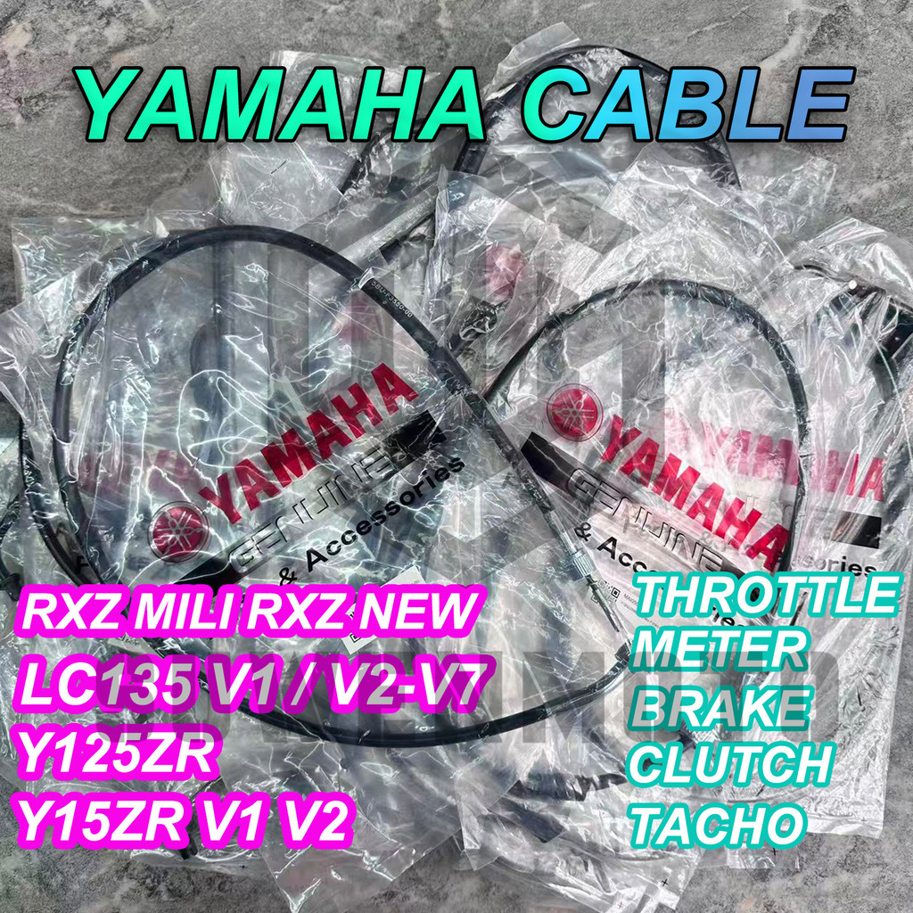 YAMAHA CABLE THROTTLE CABLE METER CABLE CLUTCH CABLE TACHOMETER Y15ZR V1 V2 / Y125ZR / RXZ OLD NEW / LC135 V1-V7