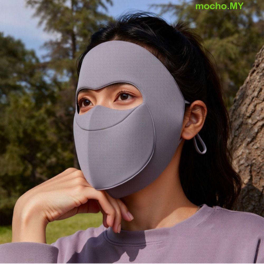 MOCHO Sunscreen Face Mask, Dust-proof Sun Protection Winter Warm Mask, Winter Accessories Warm Thermal Thickened Cycling Face Shield Cold Weather