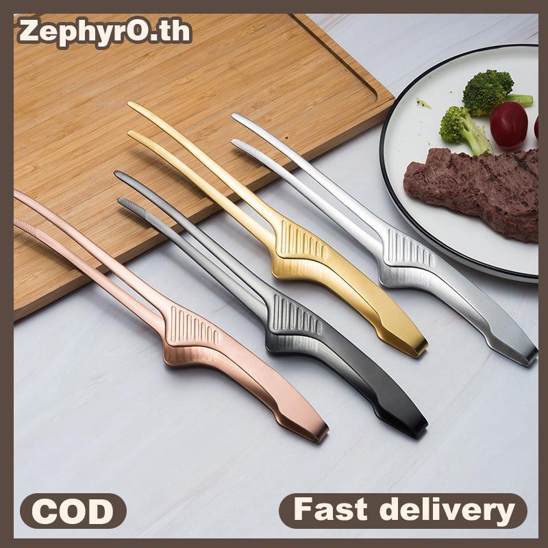 null BBQ Food Tongs Barbecue Clips Stainless Steel Kitchen Accessories Cooking Outdoor Grilling Non-Sti Steak Clamp Baking Tool null