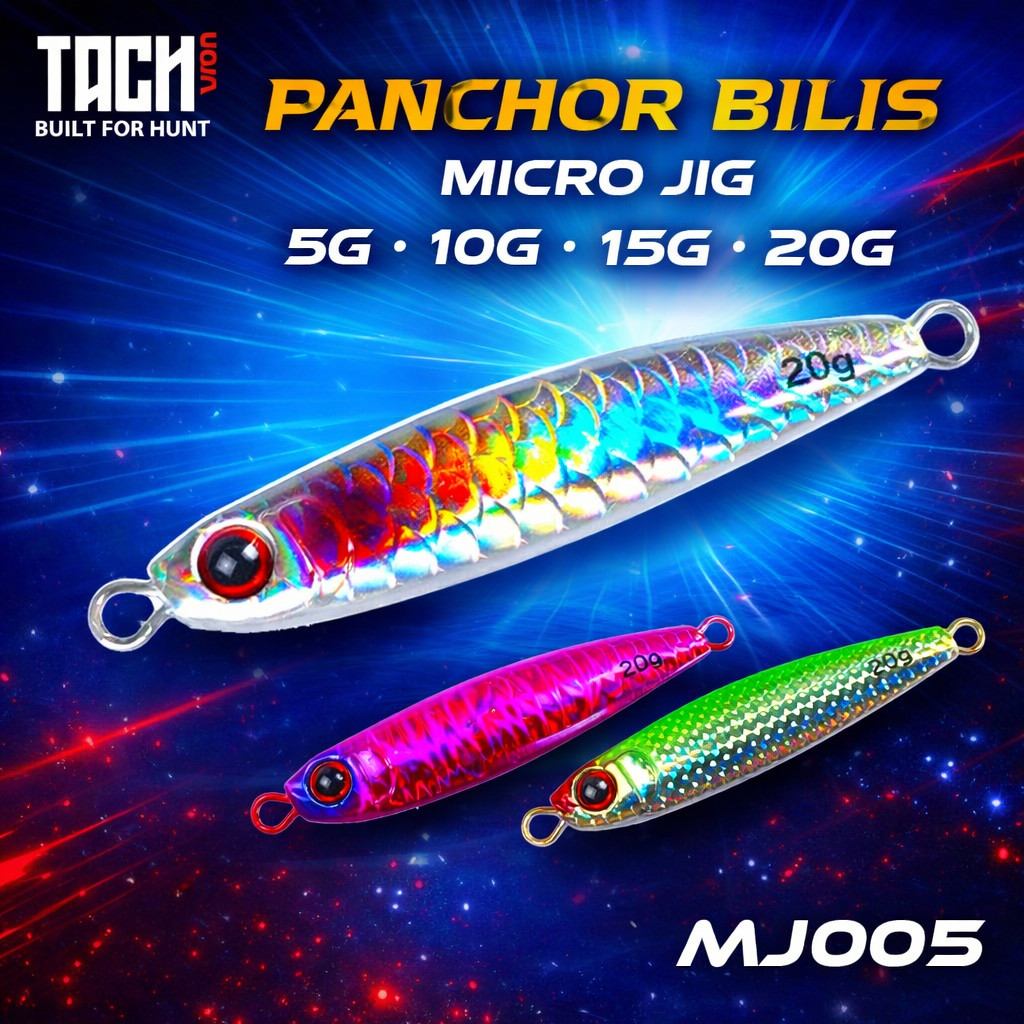 【MRT】MJ005 Mikro Logam Jig 5g/10g/15g/20g Micro Jig Metal Jig Pancing Jigging Lure Fast Jig Fishing Jig Lure