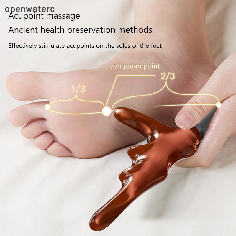 [openwaterc] T Acupressure Foot Massager Thumb Finger Press Trigger Point Relieves Relaxation Whole Body Deep HandHeld Massage Feet Leg Tool vn