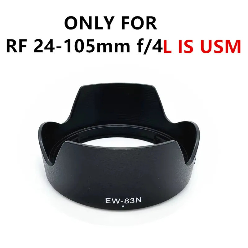 EW83N Lens Hood Petal Sunshade replace EW-83N for Canon RF 24-105mm f/4L IS USM , 24-105 mm F4L IS USM