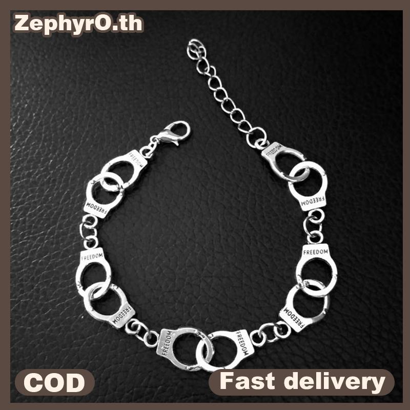 null Fashion Punk Freedom  Bracelet Lover Couple Chain Bangle Jewelry Gift null