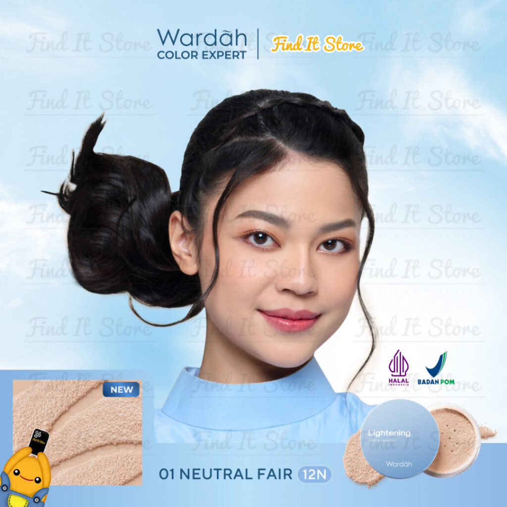 Wardah Lightening Matte Powder 20g Loose Powder BPOM