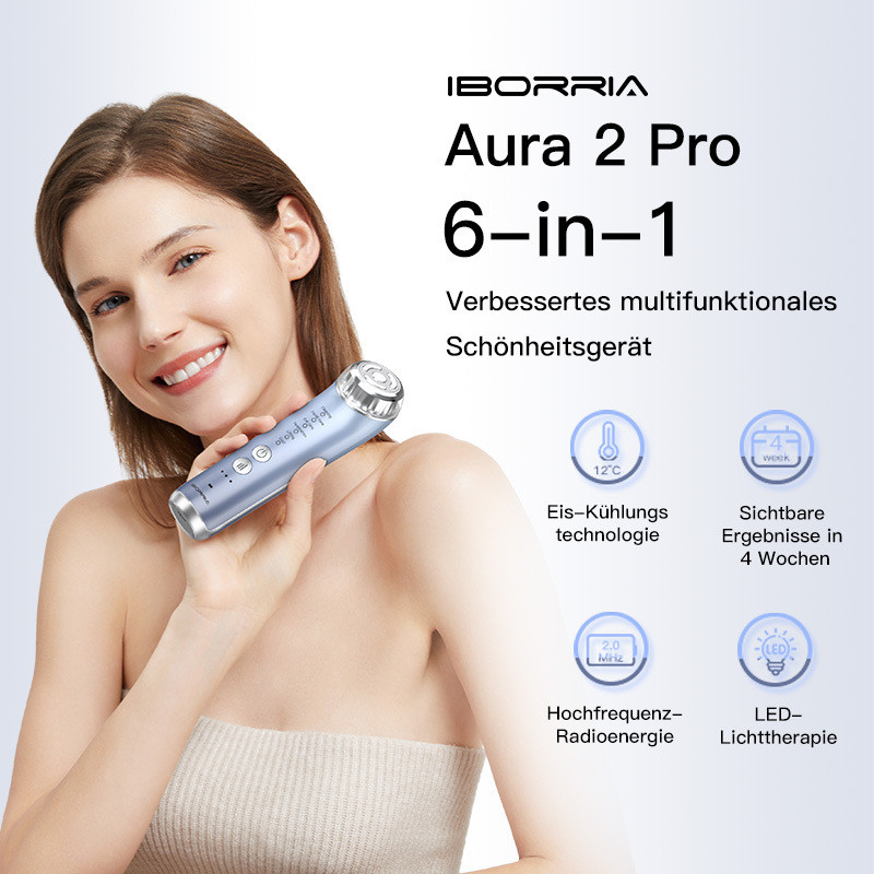 Ems Micro-Current Radio Frequency Beauty Instrument Household Facial Lifting Photon Skin Rejuvenation Instrument Multifunctional Import Instrument F3CD