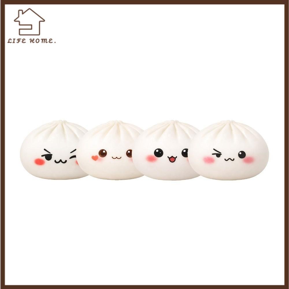 YELGIRL Dumplings Squishy Toy, Cute Soft Steamed Stuffed Bun Squishy Pinch Le,  Fidget Slow Resilience Squeeze Decompression Dough For Stress Anxiety Relief