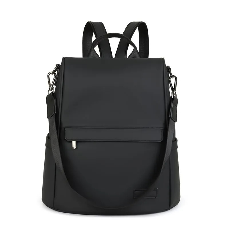 2026 All-Match Schoolbag Women Backpack High-End Fashion Casual Large-Capacity Waterproof Fireproof Backpack Travel Bag