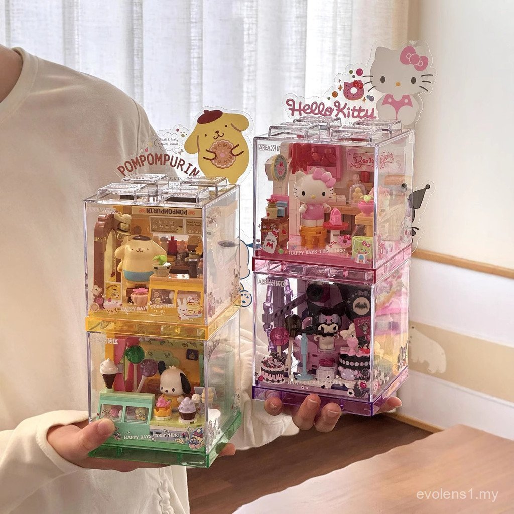 Areax Brick Areax Brick Area Building Blocks Genuine Sanrio Building Blocks Cute Fun Shop Educational Assemb