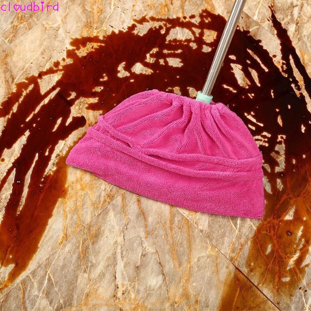 Coral Velvet Microfiber Broom Cover - Reusable Absorbent Mop Eco-Friendly