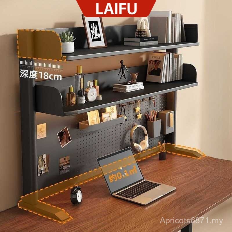 New Desk Cavity Plate Desk Shelf Computer Student Bookshelf Desktop Bookshelf Multi-layer Iron Storage Rack