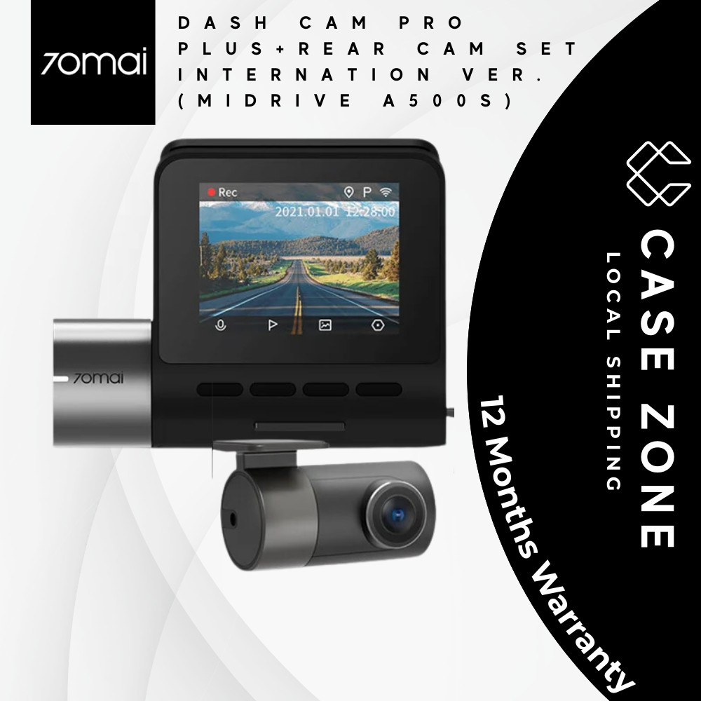 70mai Dashcam PRO PLUS+ A500S Car Recorder 1944P car camera wifi app control GPS Built in ADAS A500