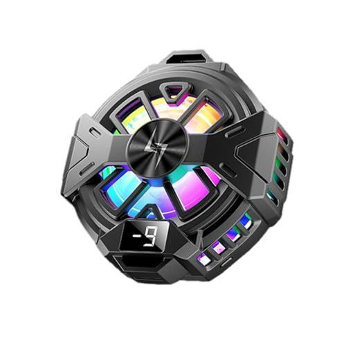 Magnetic Phone Cooler - Magnetic Cooling Fan Phone , Two Speed Modes | Instant Cooling Fan for Listening to Music, Diff [video Game]