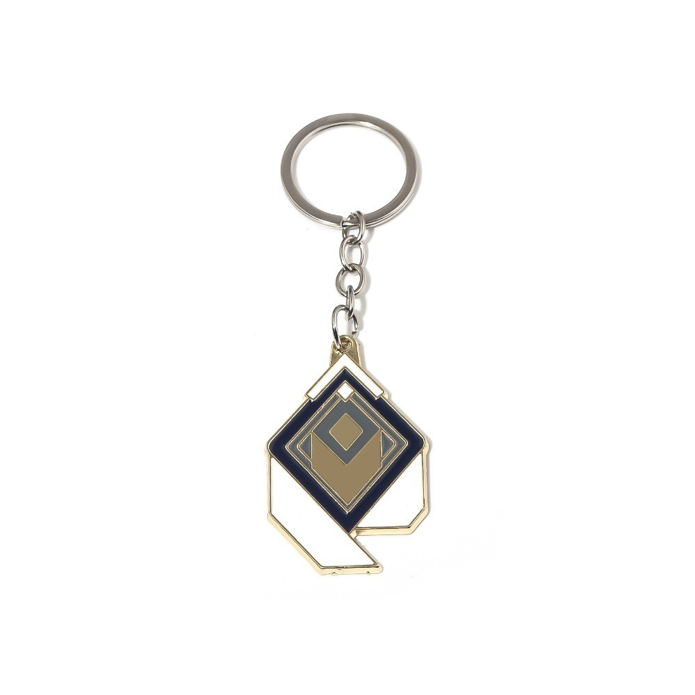 Game VALORANT Keychains Valorante Empowerment Logo Keychain Watile Metal Commemorative Pendant Fan Gift Fashion Jewelry